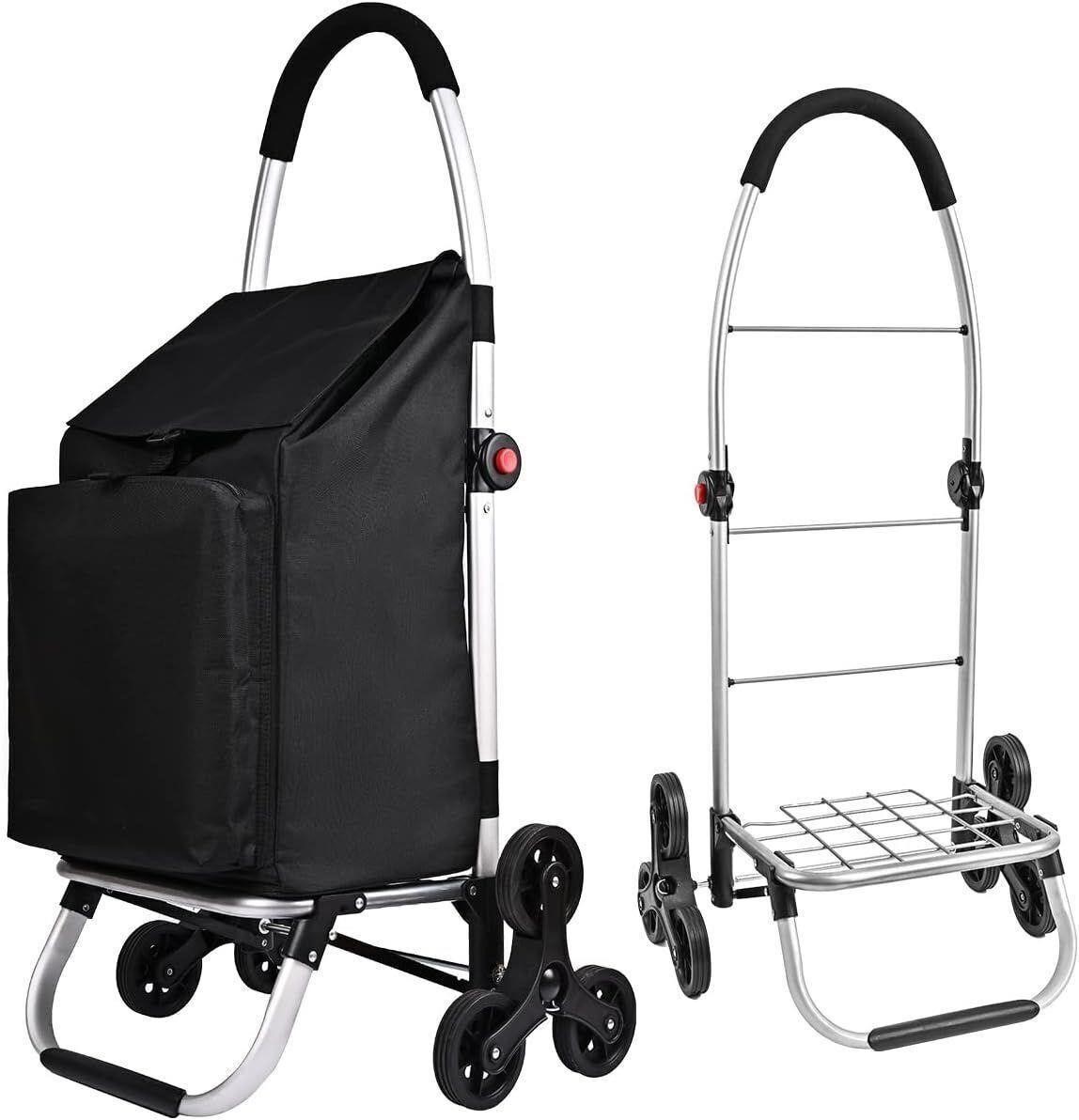 $80 Foldable Shopping Cart (Black)