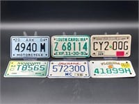 Southern States Motorcycle License Plates