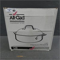 All Clad 6 Qt. Stainless Steel French Braiser