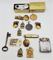 (E) Military and Award Pins and Medals, Lighter,