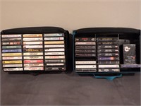 Vintage Cassette Lot & Case
