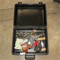 Plastic Tool Case w/ Assorted Tools