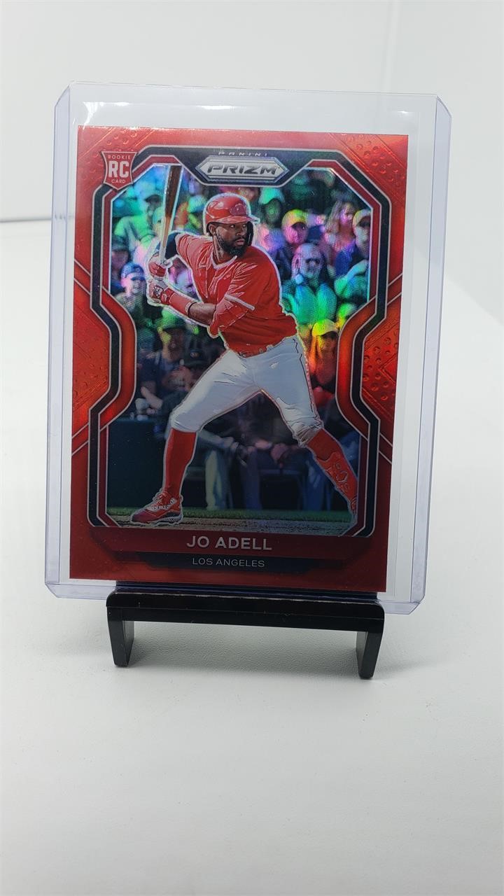 Jo Adell rookie color match Angels short print