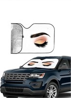 EYE LASHES WINDSHIELD CAR SHADE