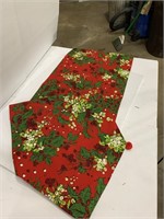 (20 Christmas tree skirts, towels &