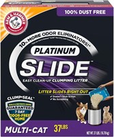 Arm & Hammer Platinum Clumping Cat Litter 37lbs