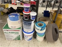 JOINT COMPOUND, DRYWALL TAPE AND PAINT