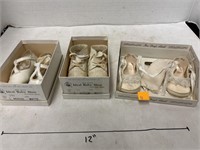 3 Pair Vintage Baby Shoes
