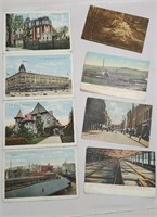 Postcards - Endicott Johnson, lake Street Owego,