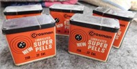5 boxes Crossman Lubricated Super Pells, 22 cal.