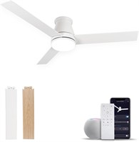 52-Inch Flush Mount Ceiling Fan  Low Profile