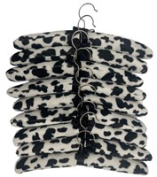 Padded Cow Print Clothes Hangers