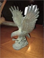 6 1/2 inch tall brass eagle