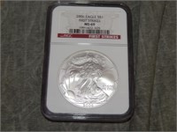 2006 American Eagle .999 Silver ozt NGC MS69