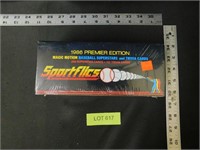 Sportflics 1986 Premier Edition Cards
