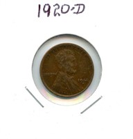 1920-D Lincoln Cent