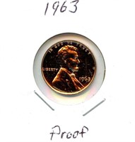 1963 Proof Lincoln Cent