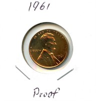 1961 Proof Lincoln Cent