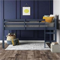 Dorel Living Milton Jr. Twin Loft Bed  Blue