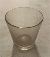 VINTAGE SHOT GLASS-WELL USED