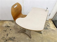 Vintage Mid-Century School Desk & Chair