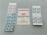 canada postage stamp booklets - mint never hinged