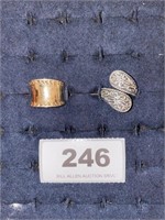 2 sterling silver rings
