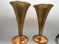 Metal vases