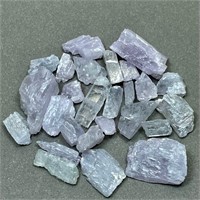 170 CTs Under UV Light Kunzite Crystals