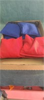 Lot of New Cornhole bags 4 blue/ 4 red