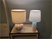 2PC ASSORTED TABLE LAMPS