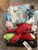 Dog Diapers, Leash, Toys & Harness