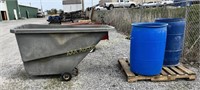 Industrial receptacle & plastic barrels