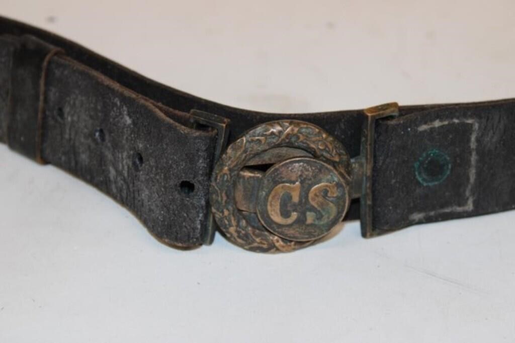 CS Belt Buckle and Belt | Live and Online Auctions on HiBid.com