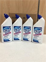 4 bottles of Scrub free toilet bowl cleaner 16 oz