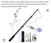 MSRP $26 Flirt Pole for Dogs