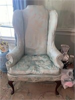 20th C. Heritage  High Wing Back Chair