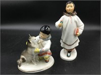 USSR Alaskan Porcelain Figurines