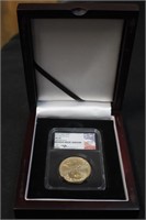 2020 MS70 $50 .9999 1oz Gold Coin (0% Premium)