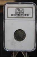 1884 Proof 65 Ultra Rare V-Nickel Certified 0%