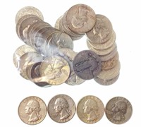 (40) U. S. Silver Quarters