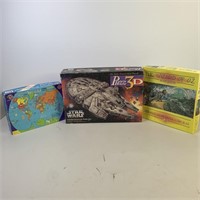 Assorted Puzzles- Landmark Map Of The World, 3D