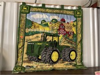 John Deere Cloth Banner/Sign (app 32x29in)