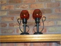 2 Candle holders