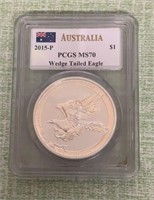2015-P Australia PCGS Wedge Tailed Eagle $1 Coin