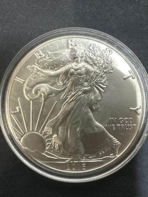 2016 Silver American Eagle In Plastic