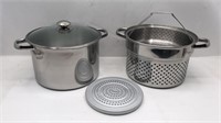 New Stock Pot And Steamer Pot W/ Lid