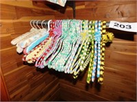 Yarn and material covered hangers