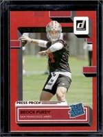 Brock Purdy RATED ROOKIE 2022 Donruss Optic Red