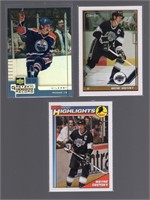 Wayne Gretzky 3 Cards Multiple Years all in